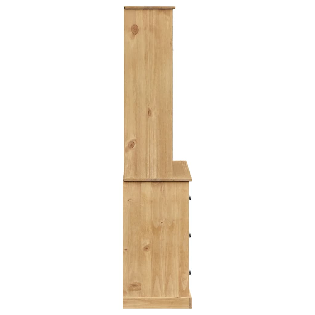 Armoire haute VIGO 78x40x175 cm en bois de pin massif