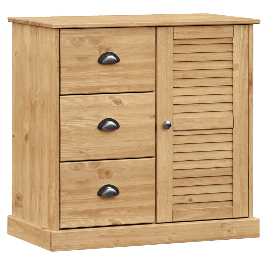 Armoire haute VIGO 78x40x175 cm en bois de pin massif