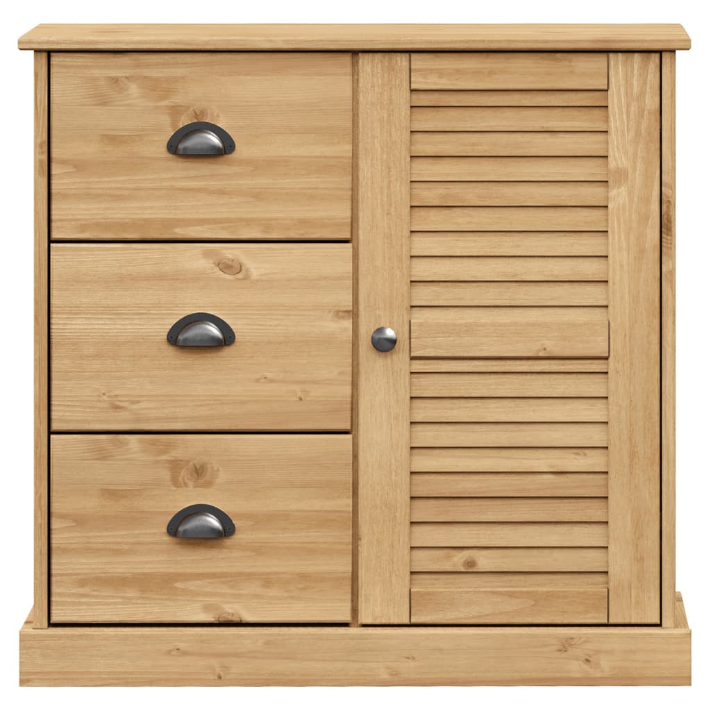 Armoire haute VIGO 78x40x175 cm en bois de pin massif