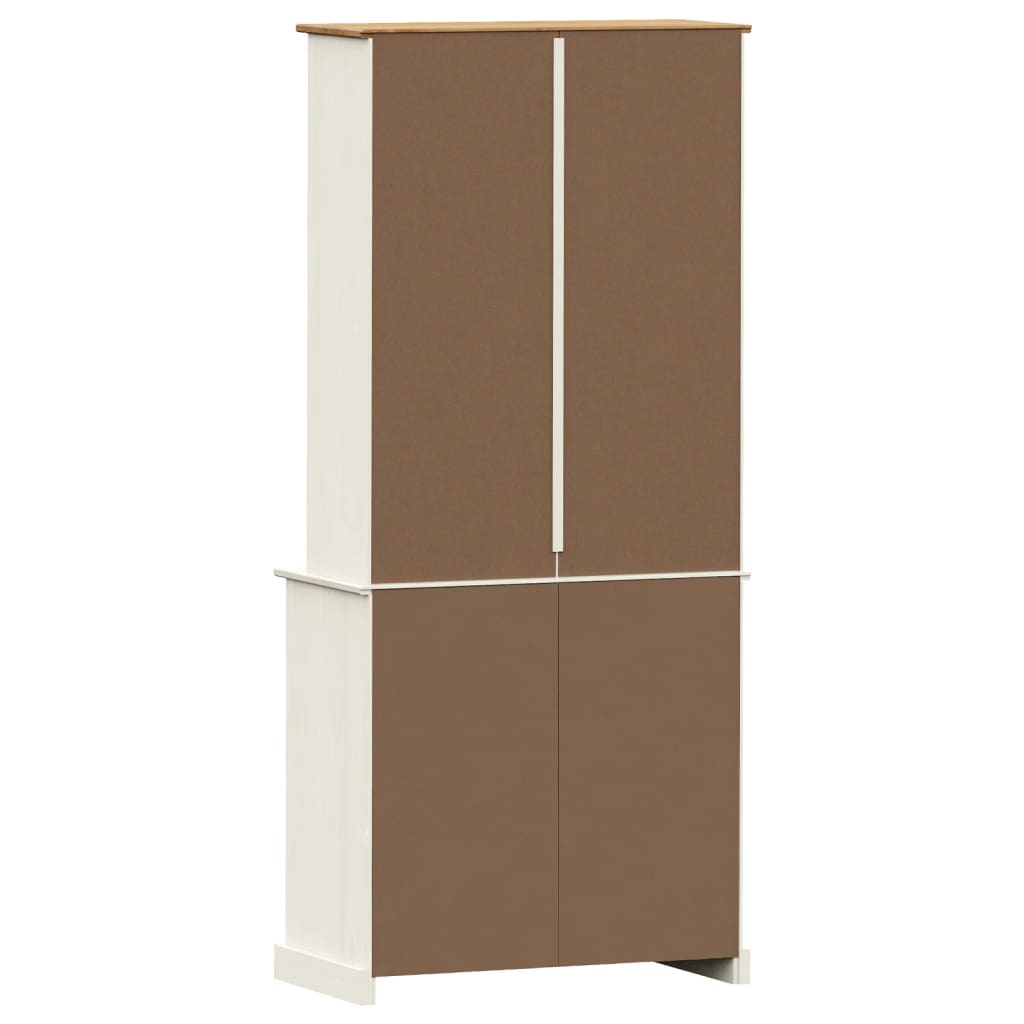 Armoire haute VIGO 78x40x175 cm en bois de pin massif