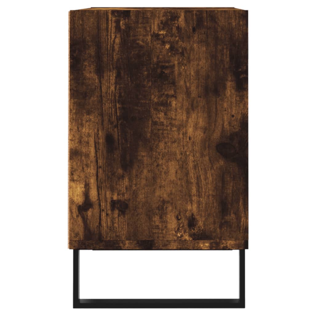 Tv-meubel 69,5x30x50 cm bewerkt hout eikenkleurig