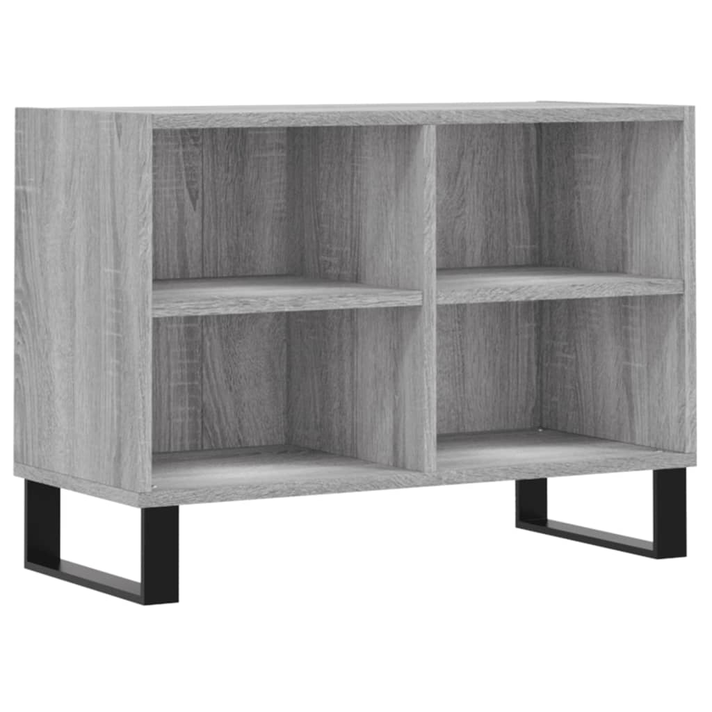 Tv-meubel 69,5x30x50 cm bewerkt hout eikenkleurig