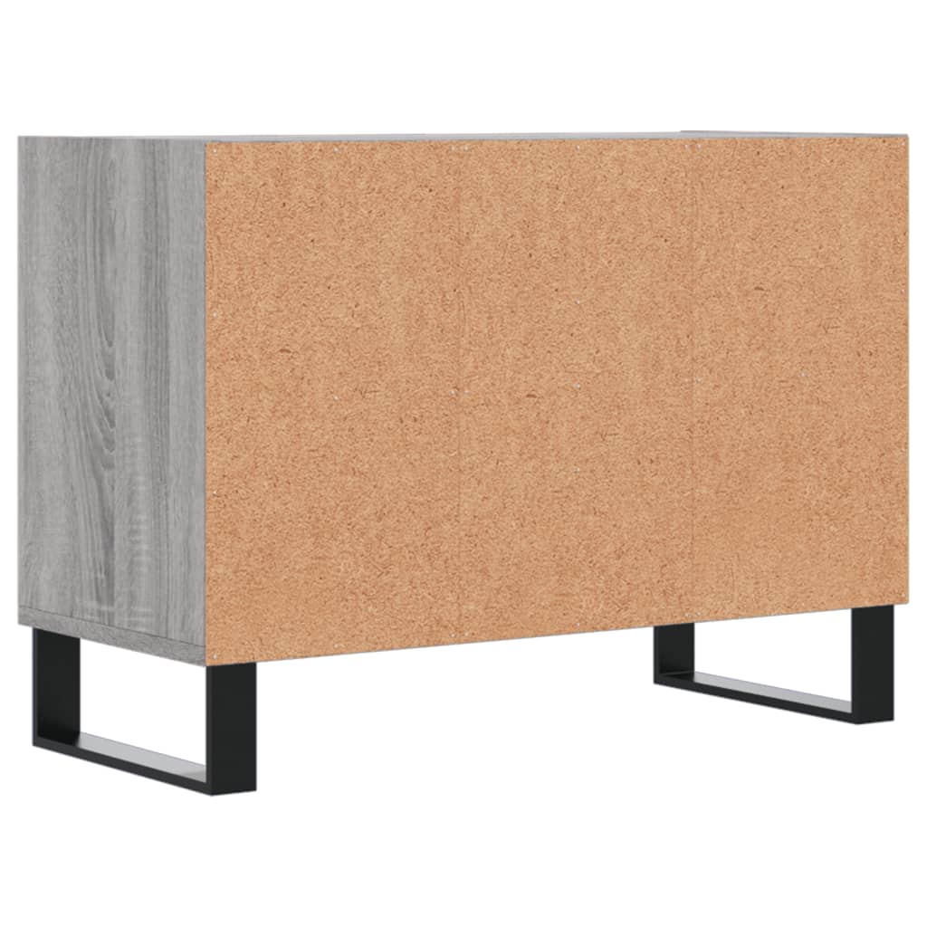 Tv-meubel 69,5x30x50 cm bewerkt hout eikenkleurig