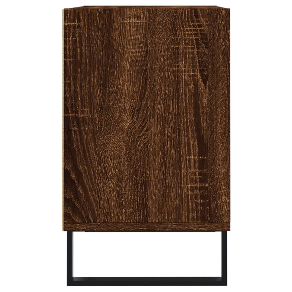 Tv-meubel 69,5x30x50 cm bewerkt hout eikenkleurig