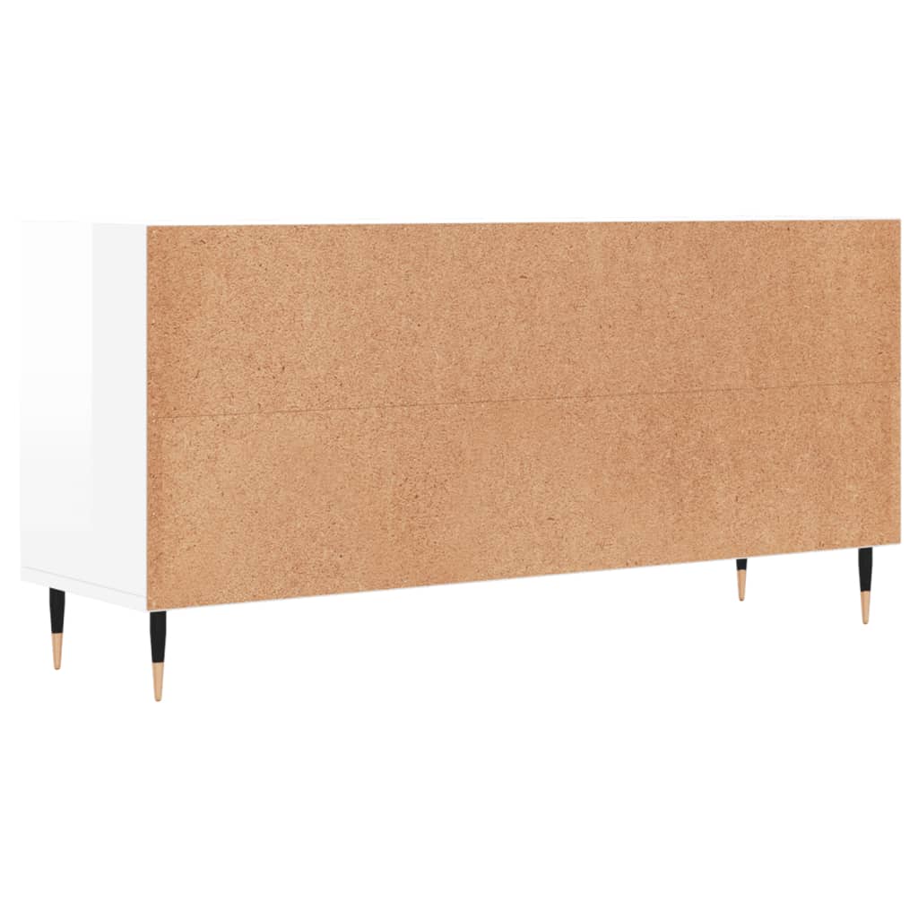 Tv-meubel 103,5x30x50 cm bewerkt hout bruin eikenkleur