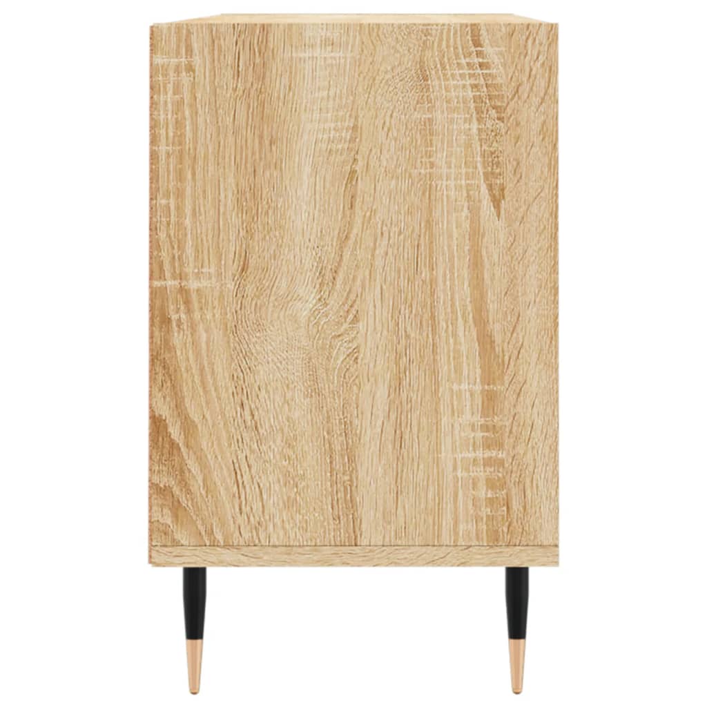 Meuble TV 103,5x30x50 cm en bois travaillé