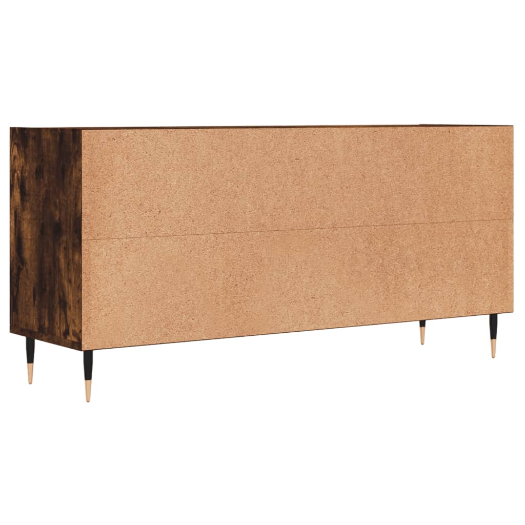 Tv-meubel 103,5x30x50 cm bewerkt hout bruin eikenkleur