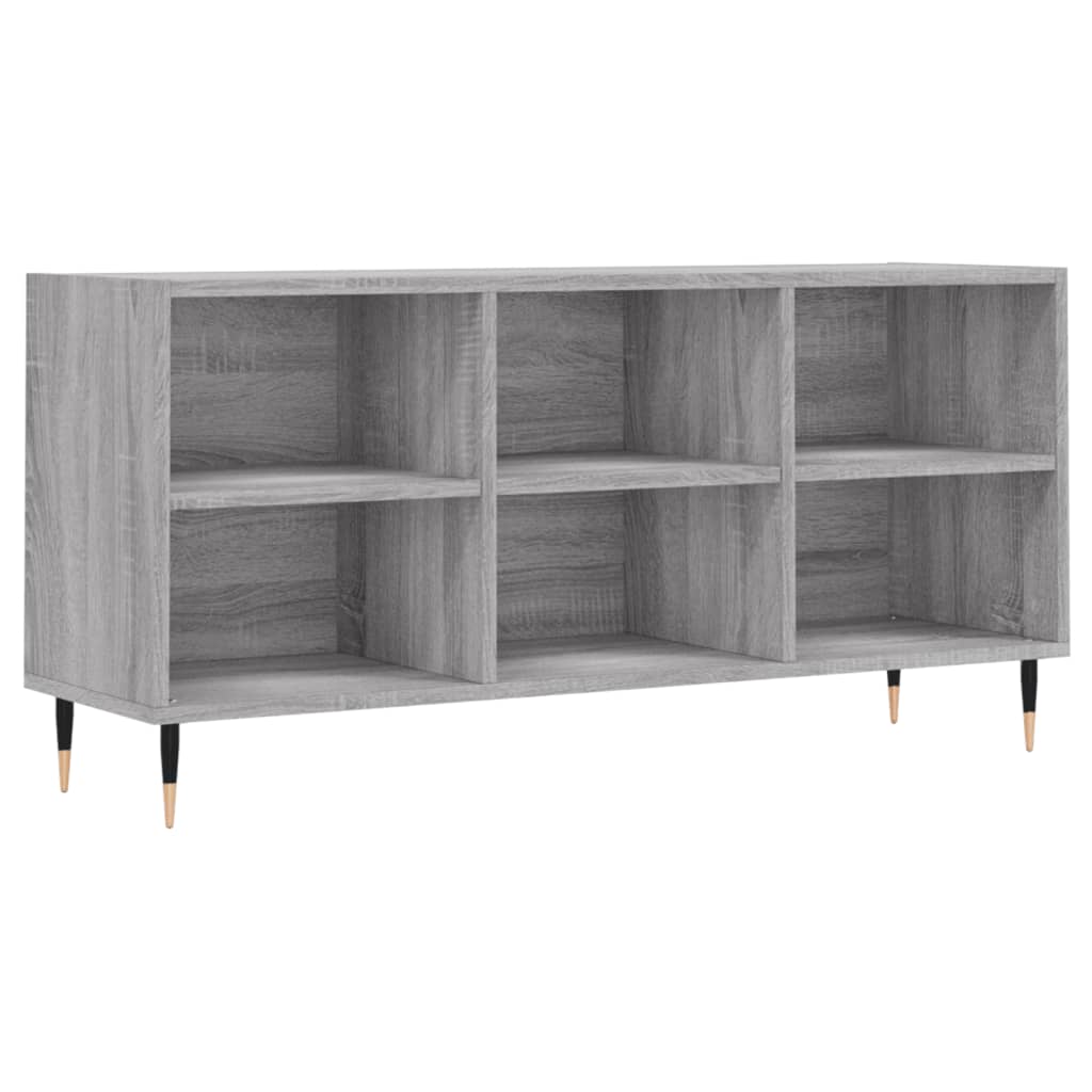 Tv-meubel 103,5x30x50 cm bewerkt hout bruin eikenkleur