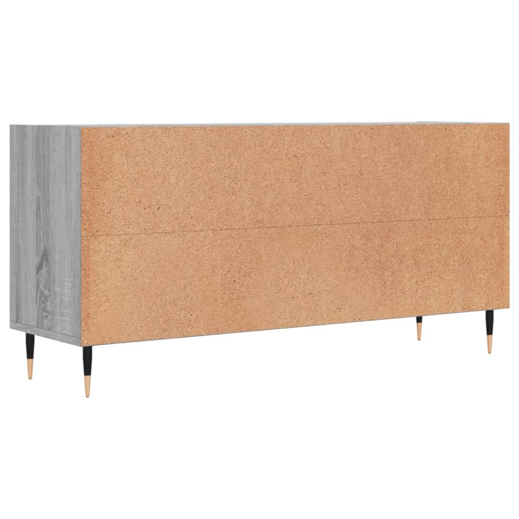 Tv-meubel 103,5x30x50 cm bewerkt hout bruin eikenkleur