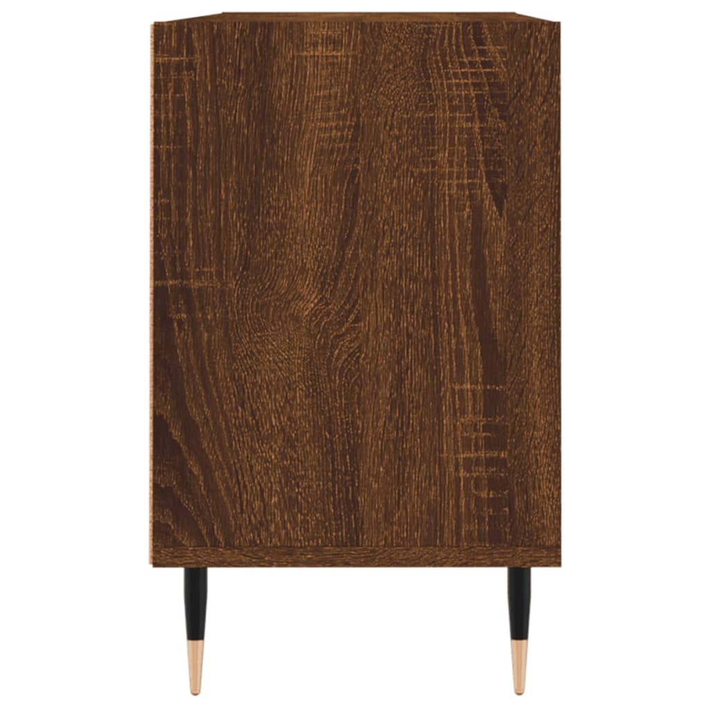 Tv-meubel 103,5x30x50 cm bewerkt hout bruin eikenkleur