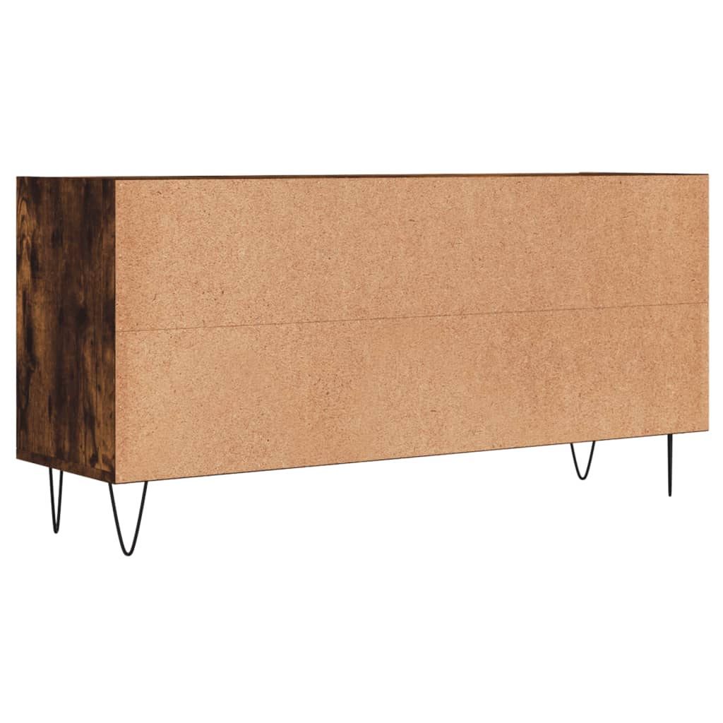 Tv-meubel 103,5x30x50 cm bewerkt hout bruin eikenkleur