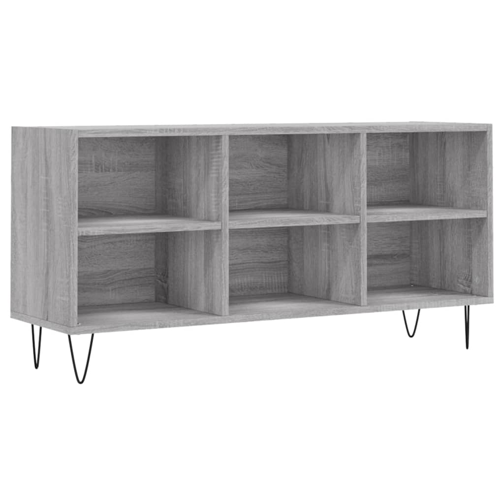 Tv-meubel 103,5x30x50 cm bewerkt hout bruin eikenkleur