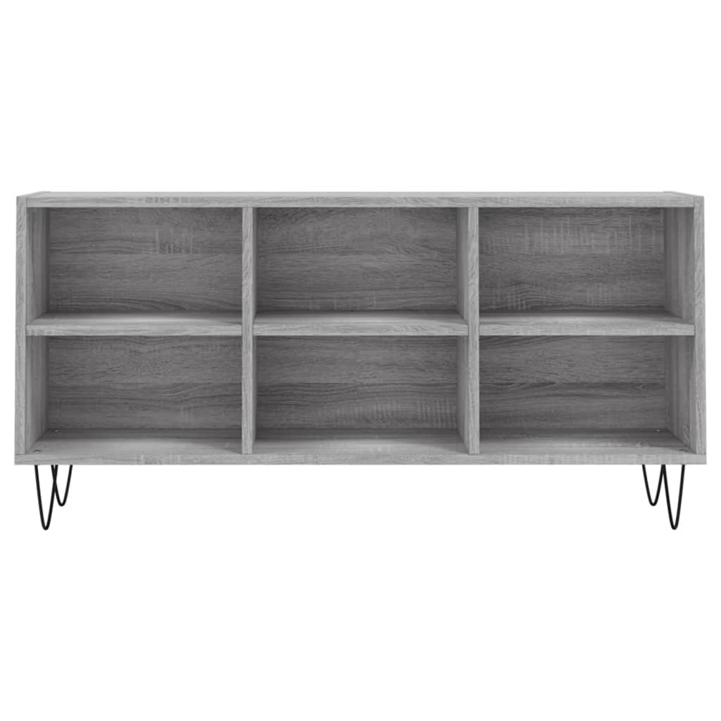 Tv-meubel 103,5x30x50 cm bewerkt hout bruin eikenkleur