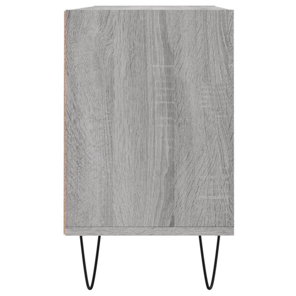 Tv-meubel 103,5x30x50 cm bewerkt hout bruin eikenkleur