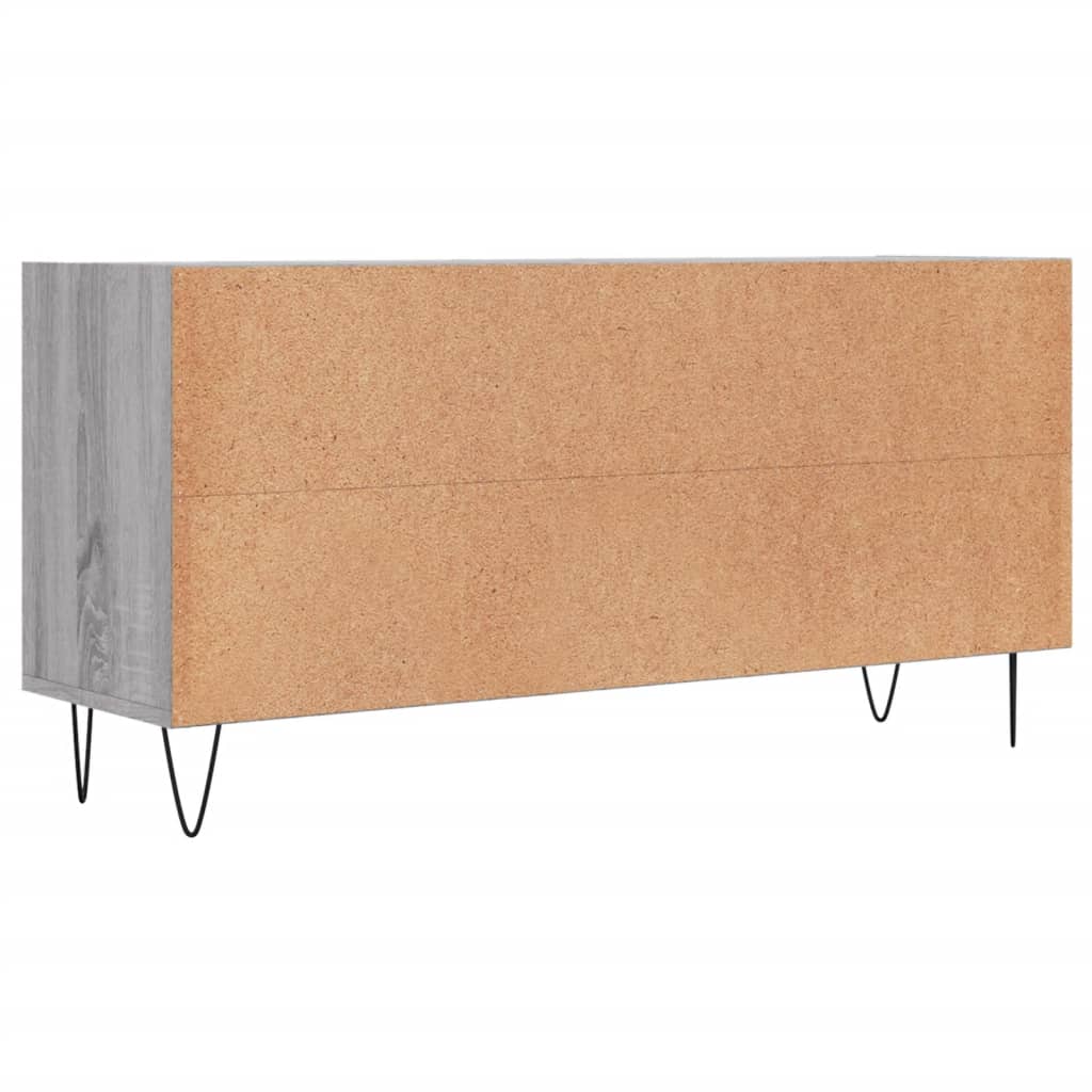 Tv-meubel 103,5x30x50 cm bewerkt hout bruin eikenkleur