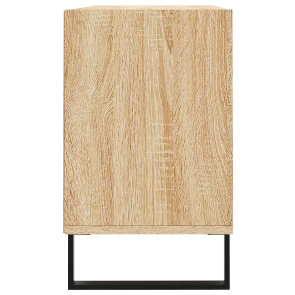 Tv-meubel 103,5x30x50 cm bewerkt hout eikenkleurig