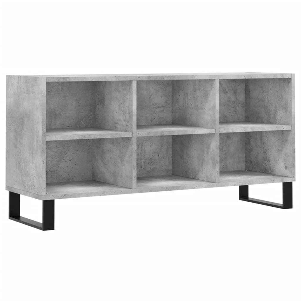 Tv-meubel 103,5x30x50 cm bewerkt hout eikenkleurig