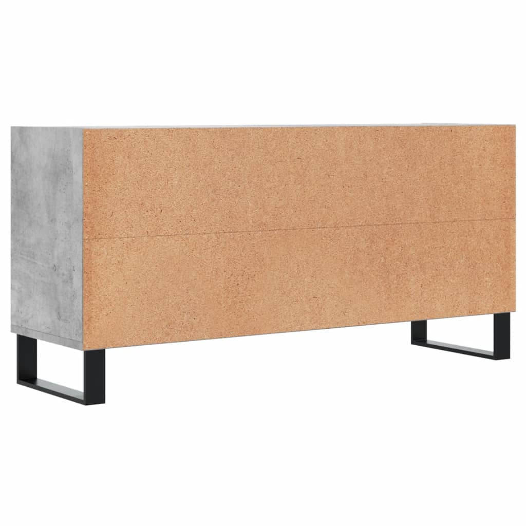 Tv-meubel 103,5x30x50 cm bewerkt hout eikenkleurig