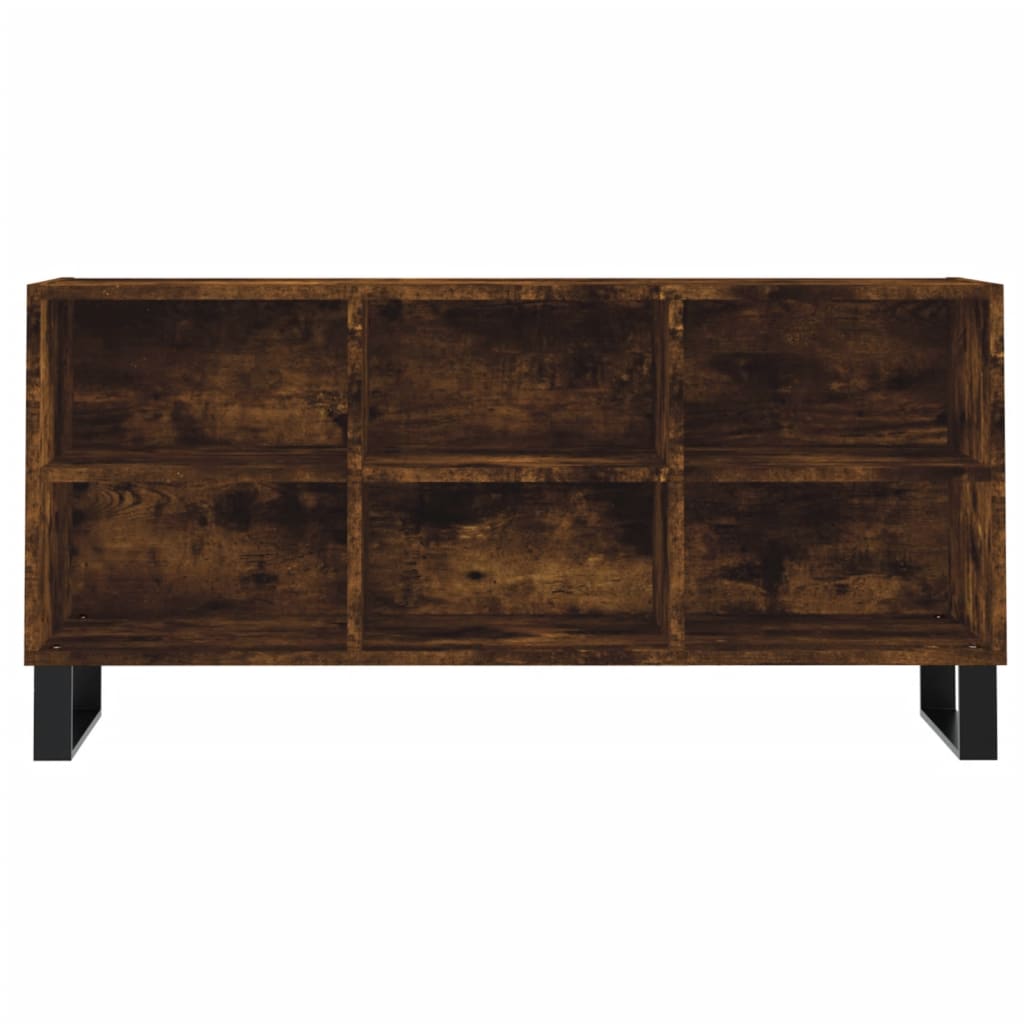 Tv-meubel 103,5x30x50 cm bewerkt hout eikenkleurig