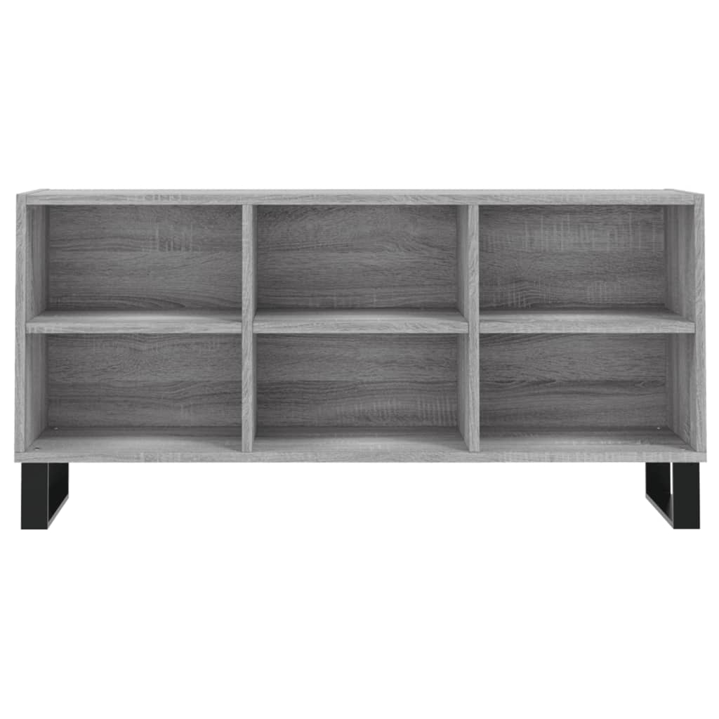 Tv-meubel 103,5x30x50 cm bewerkt hout eikenkleurig