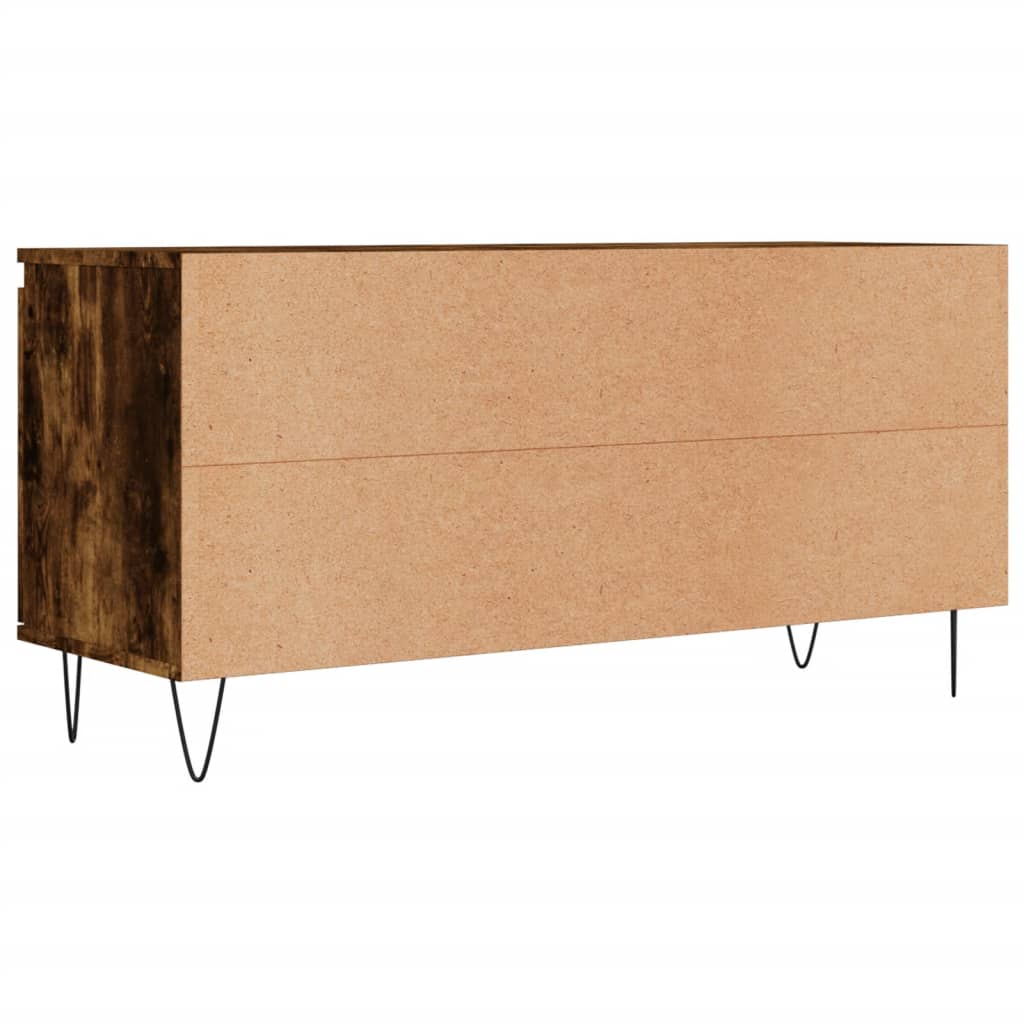 Tv-meubel 104x35x50 cm bewerkt hout eikenkleurig