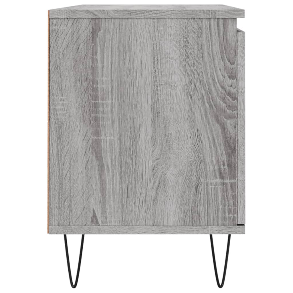 Tv-meubel 104x35x50 cm bewerkt hout eikenkleurig