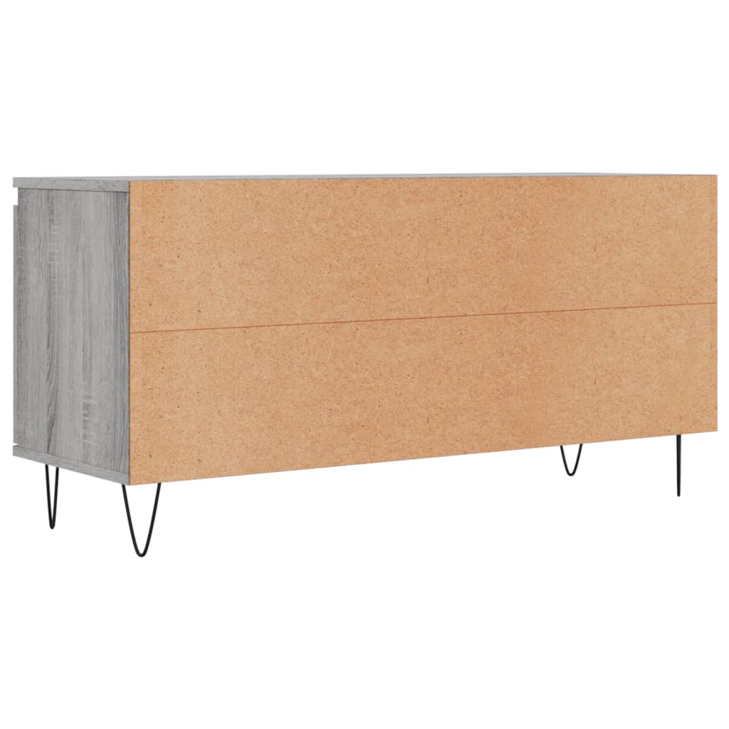 Tv-meubel 104x35x50 cm bewerkt hout eikenkleurig