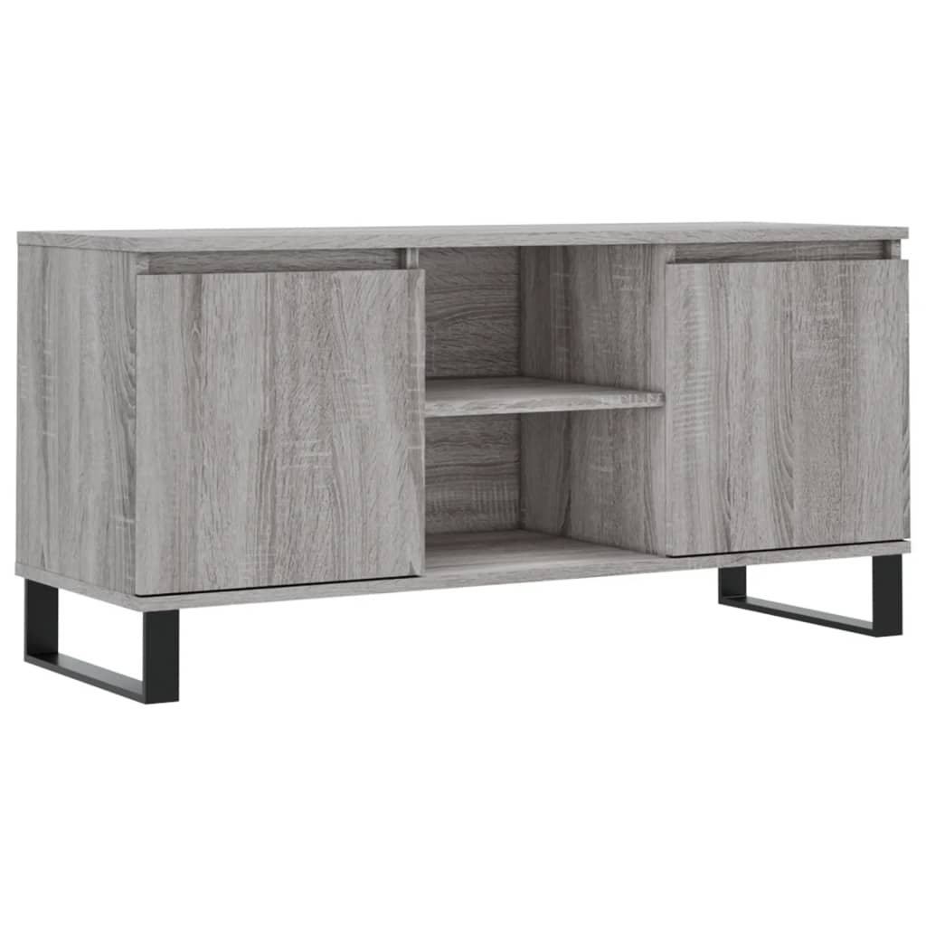 Tv-meubel 104x35x50 cm bewerkt hout