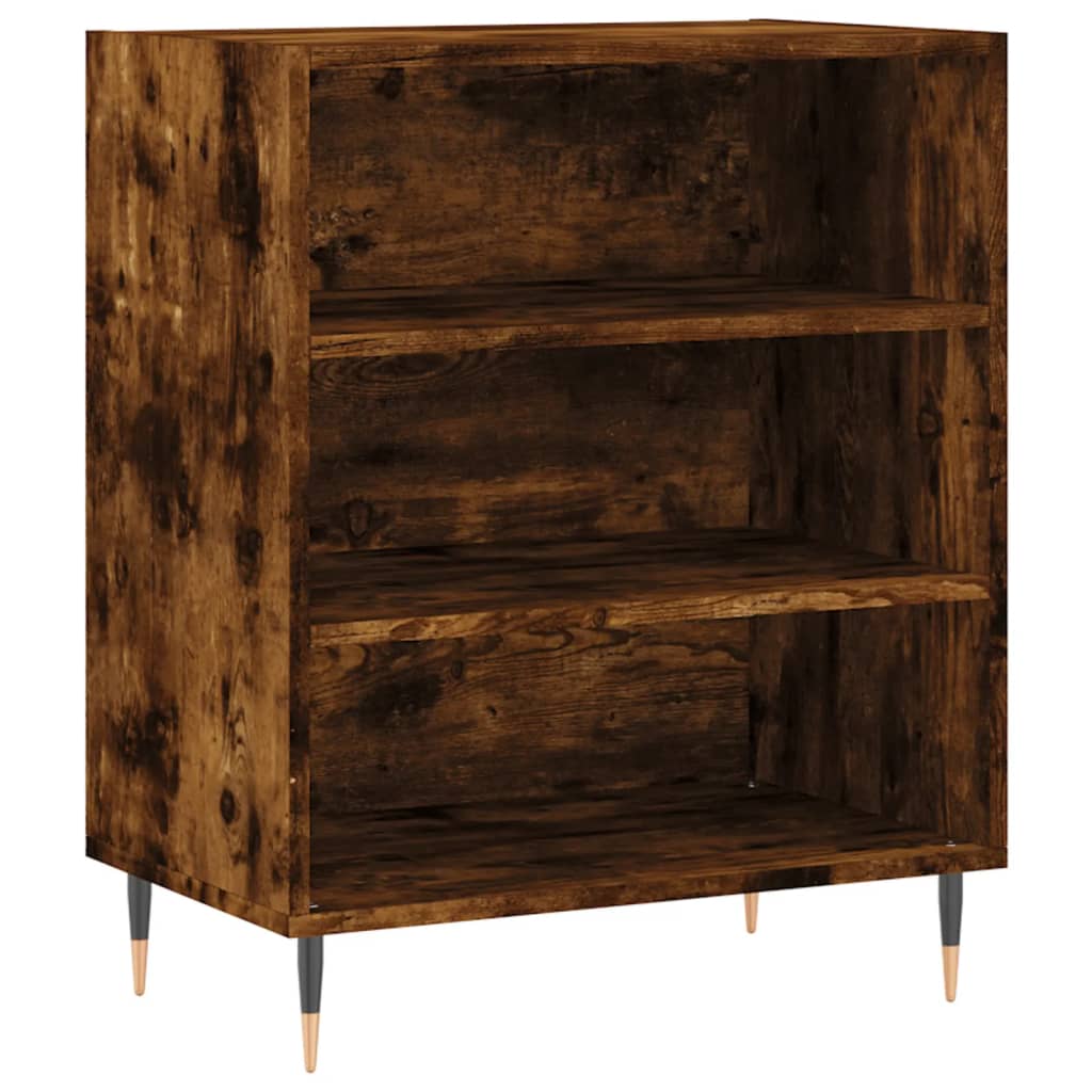 Buffet 57x35x70 cm bois fini couleur chêne marron