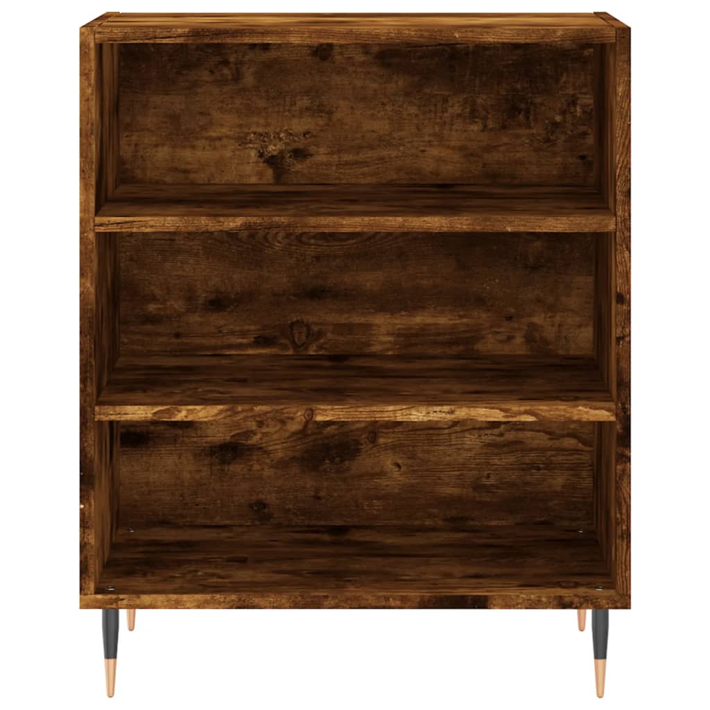 Buffet 57x35x70 cm bois fini couleur chêne marron