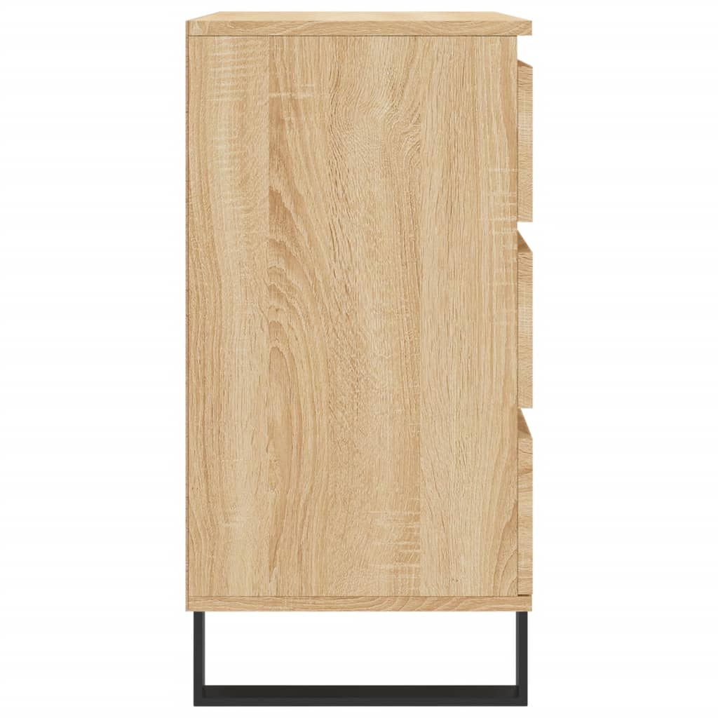 Dressoir 60x35x70 cm bewerkt hout