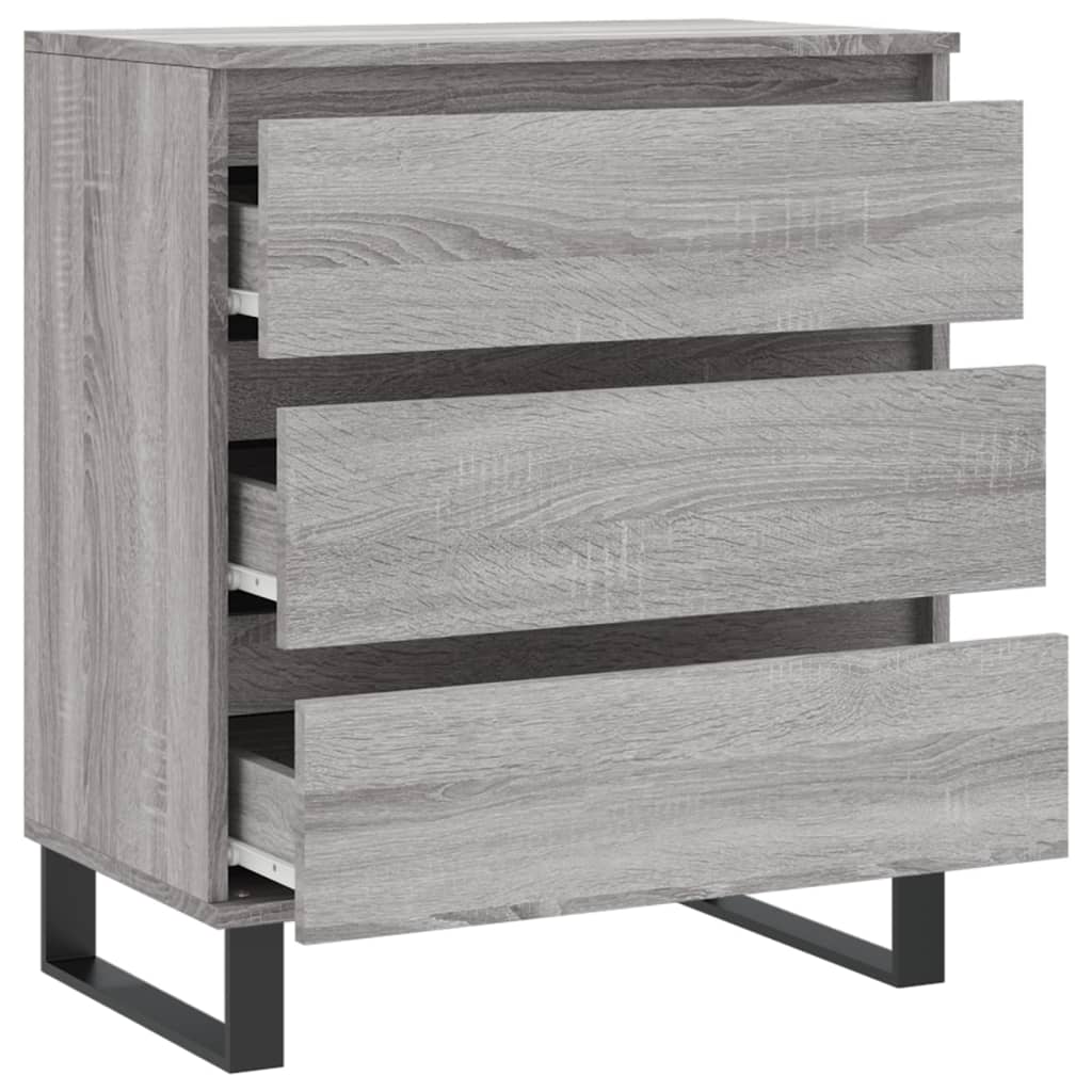 Dressoir 60x35x70 cm bewerkt hout