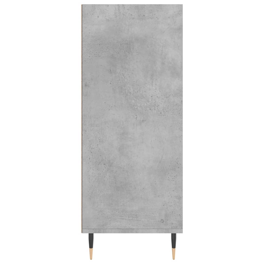 Armoire haute 57x35x90 cm en dérivé du bois, couleur chêne