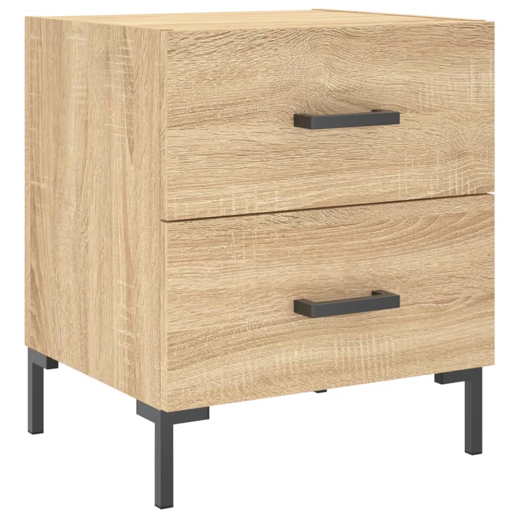 Nachtkastjes 2 st 40x35x47,5 cm bewerkt hout