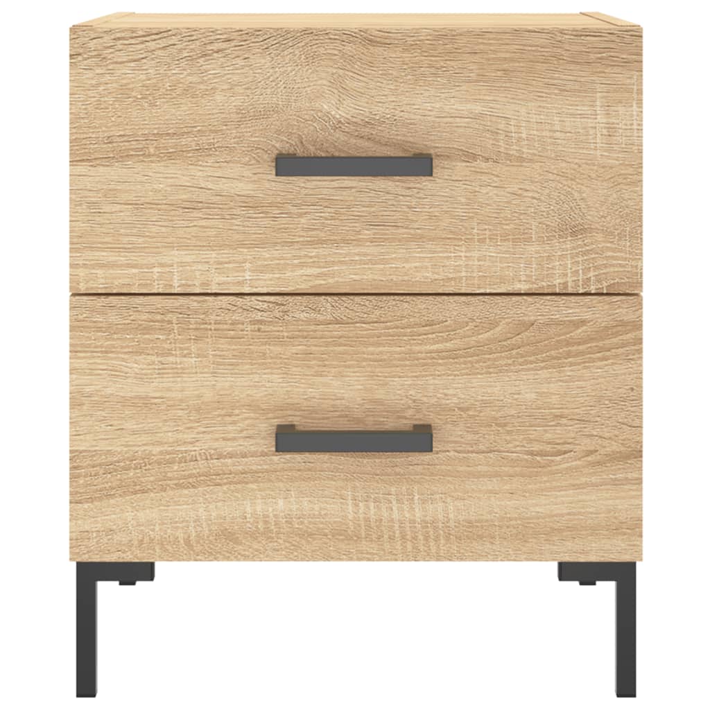 Nachtkastjes 2 st 40x35x47,5 cm bewerkt hout