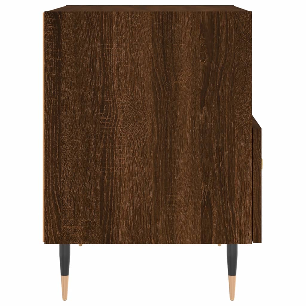 Nachtkastjes 2 st 40x35x47,5 cm bewerkt hout