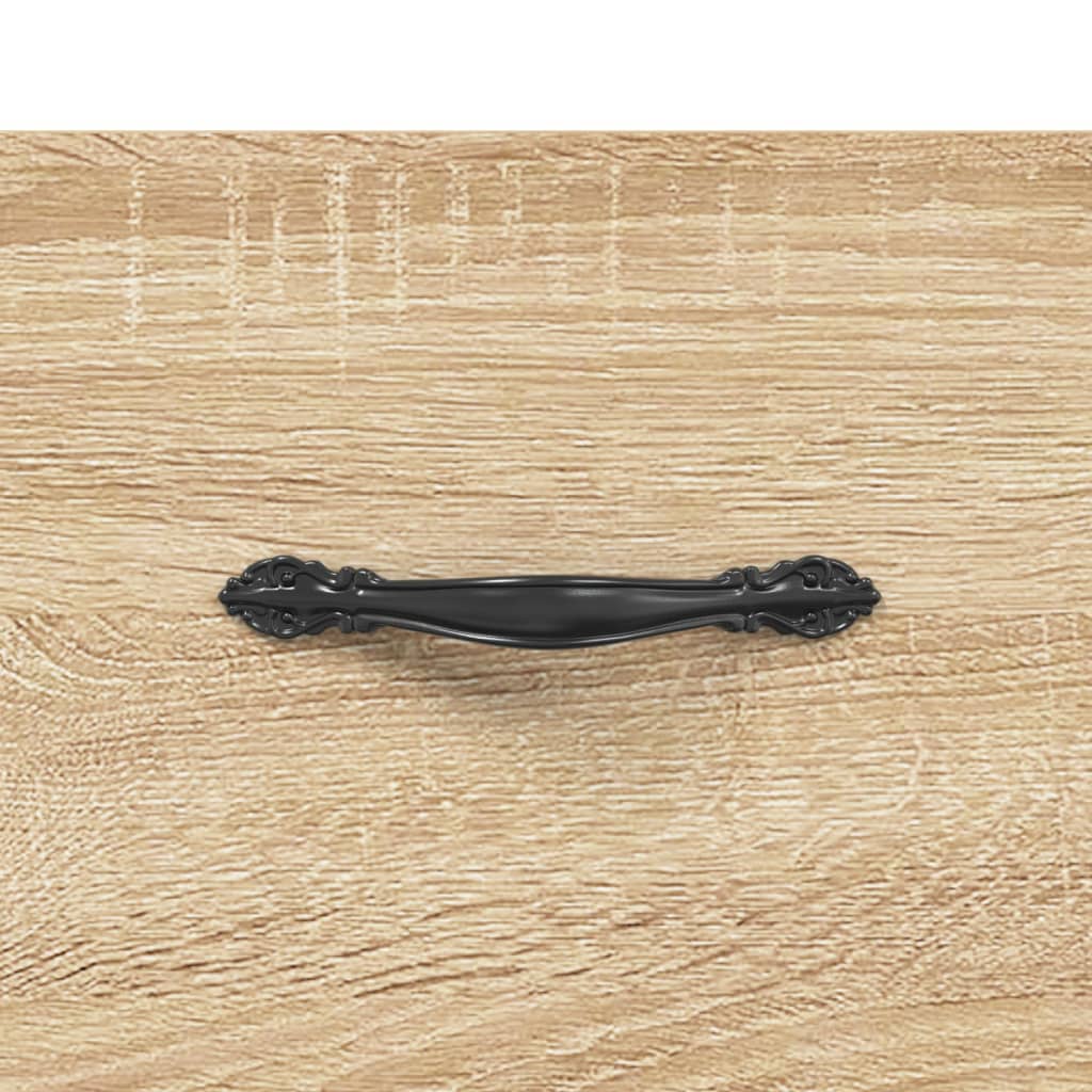 Nachtkastjes 2 st 40x35x47,5 cm bewerkt hout bruin eikenkleur