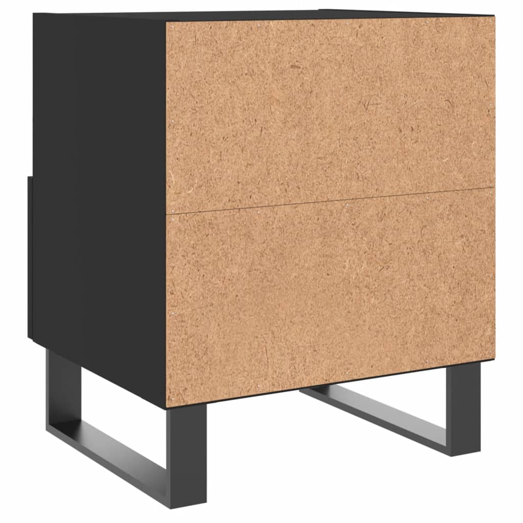 Nachtkastjes 2 st 40x35x47,5 cm bewerkt hout