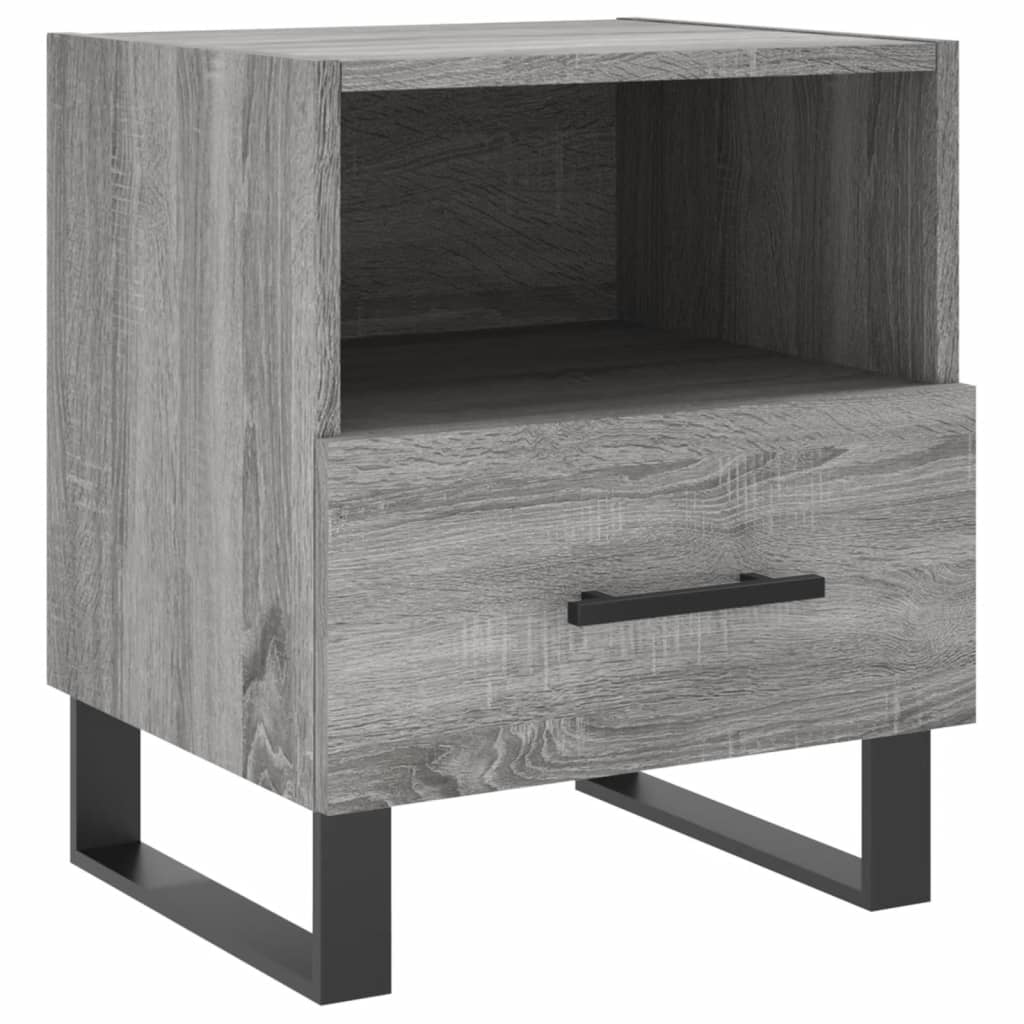 Nachtkastjes 2 st 40x35x47,5 cm bewerkt hout