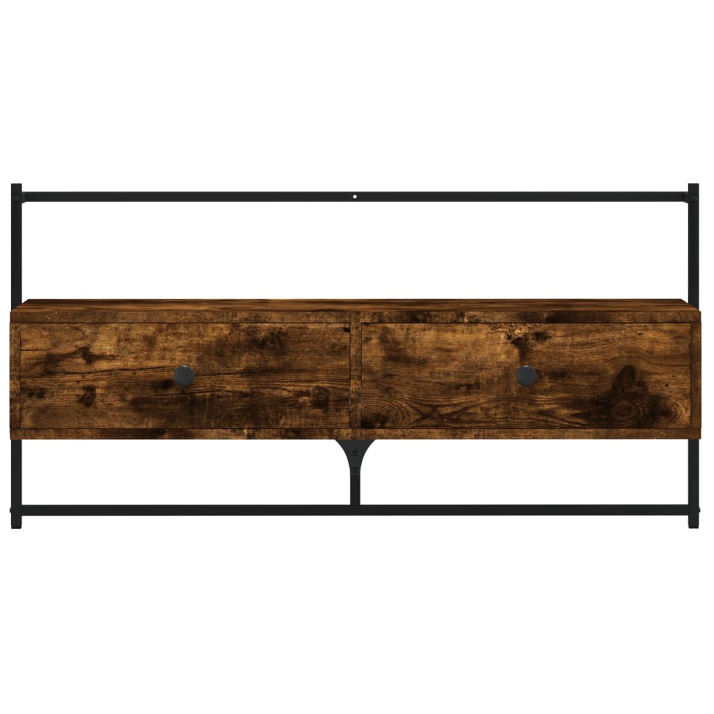 Tv-meubel wandgemonteerd 100,5x30x51 cm hout