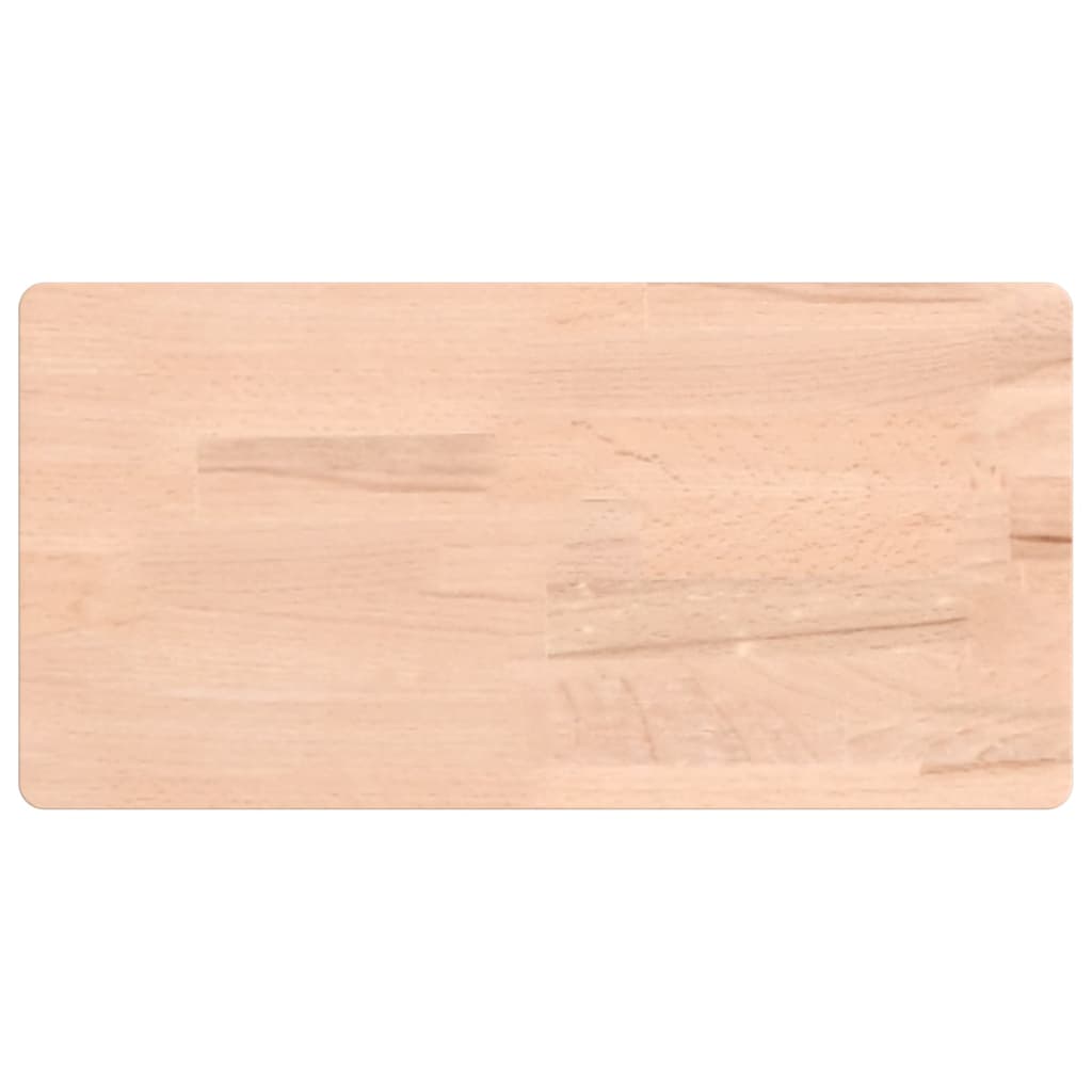 Wandschap 60x20x4 cm massief beukenhout