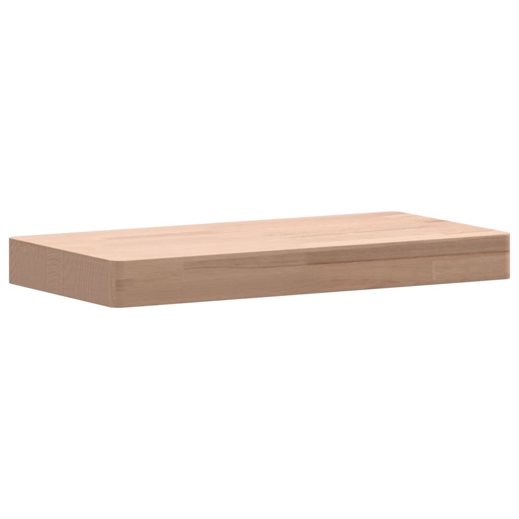 Wandschap 60x20x2,5 cm massief beukenhout