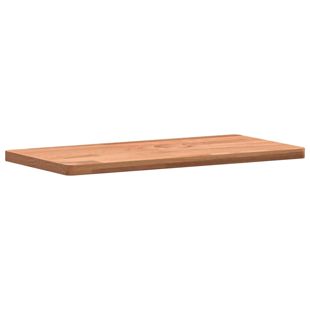 Wandschap 60x20x4 cm massief beukenhout