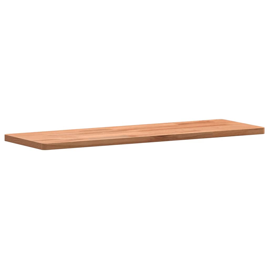 Wandschap 60x20x2,5 cm massief beukenhout