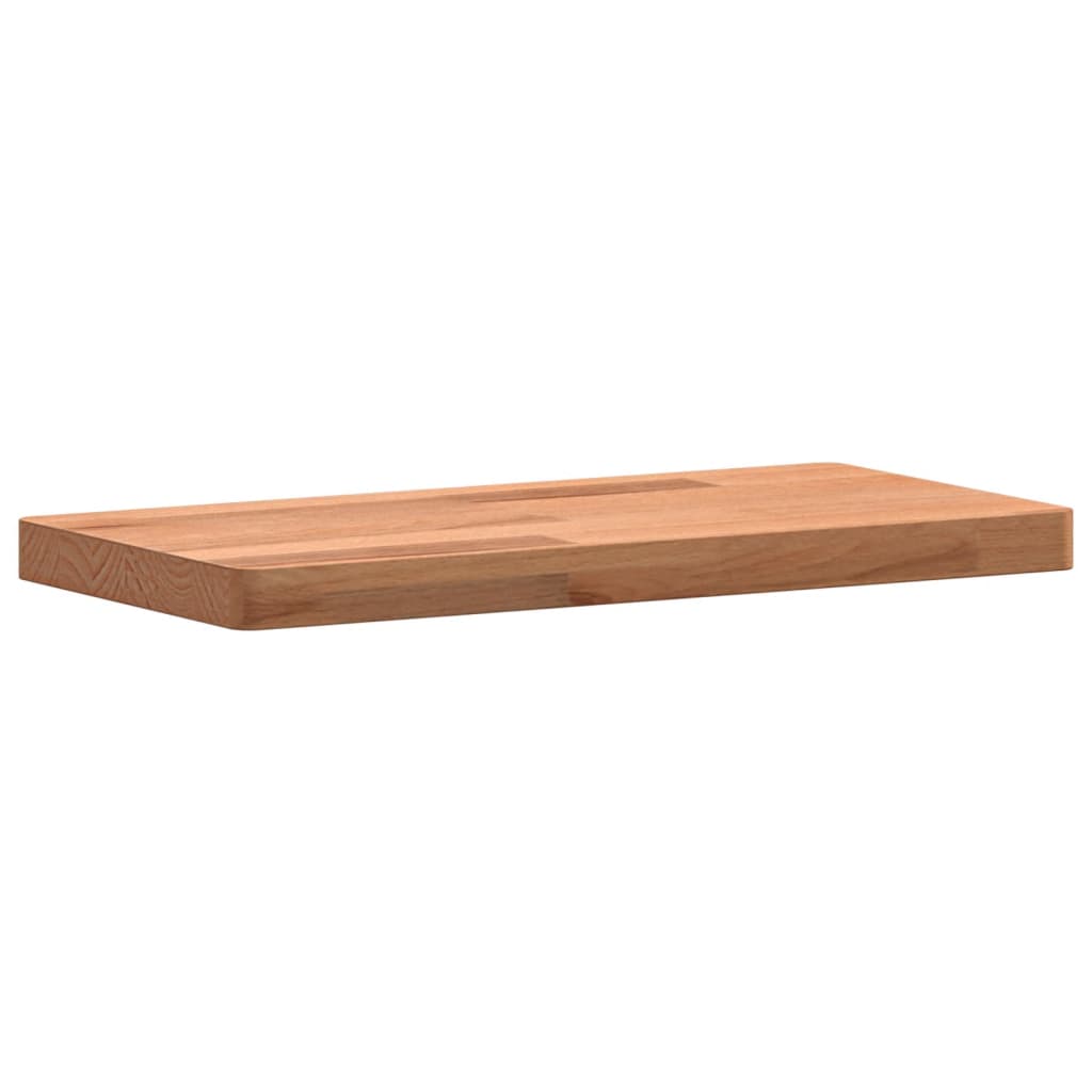 Wandschap 60x20x2,5 cm massief beukenhout