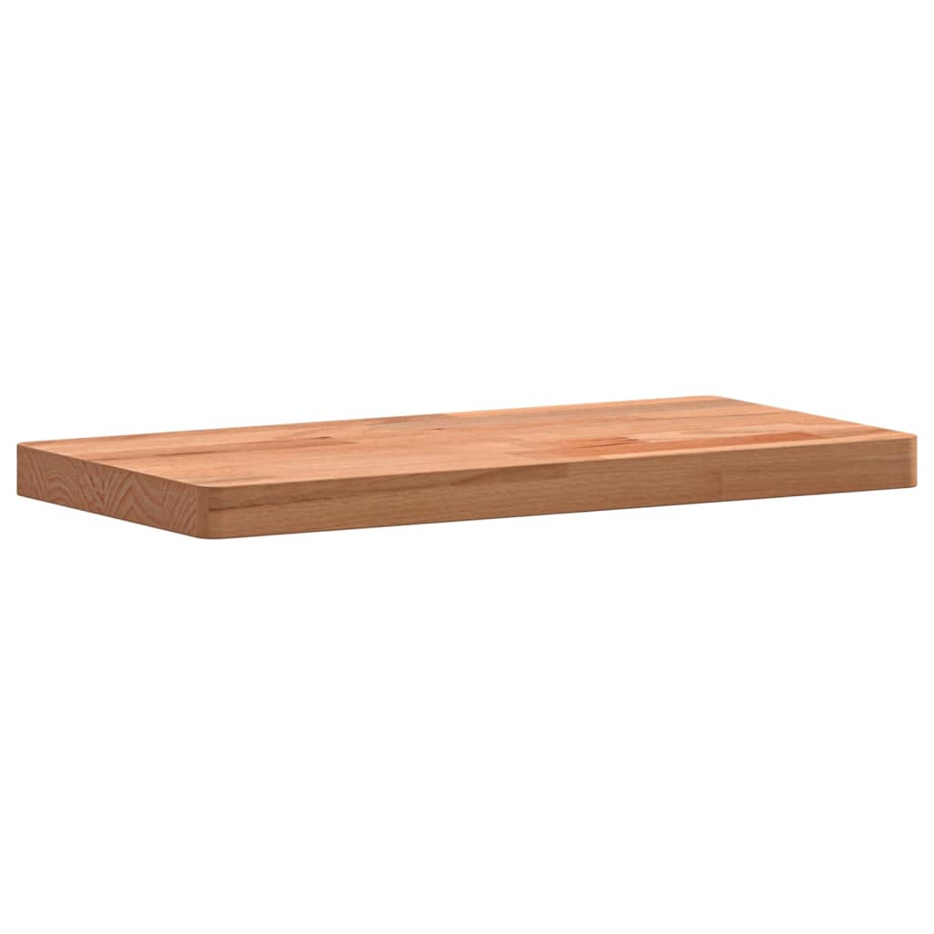 Wandschap 60x20x2,5 cm massief beukenhout