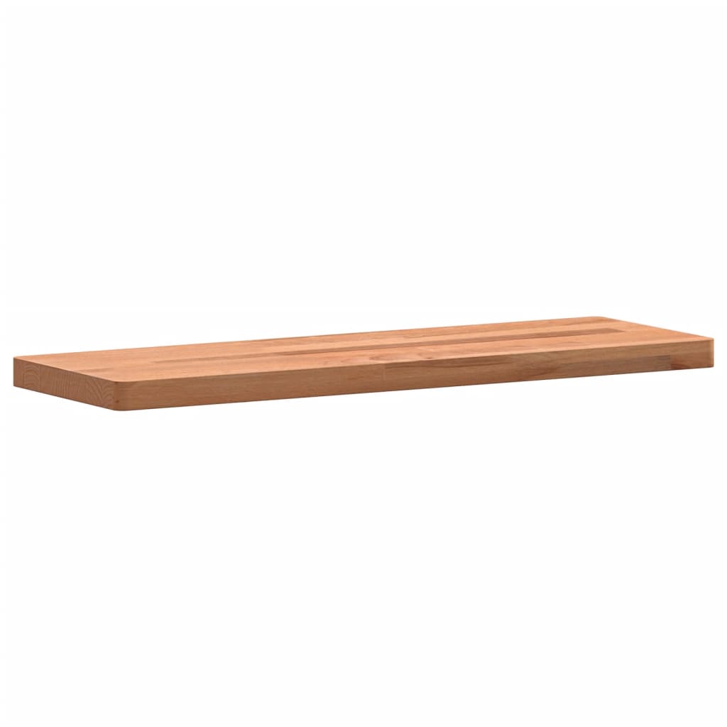 Wandschap 100x20x4 cm massief beukenhout