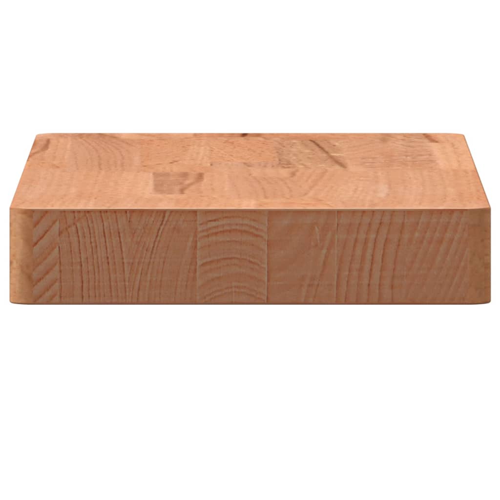 Wandschap 100x20x4 cm massief beukenhout