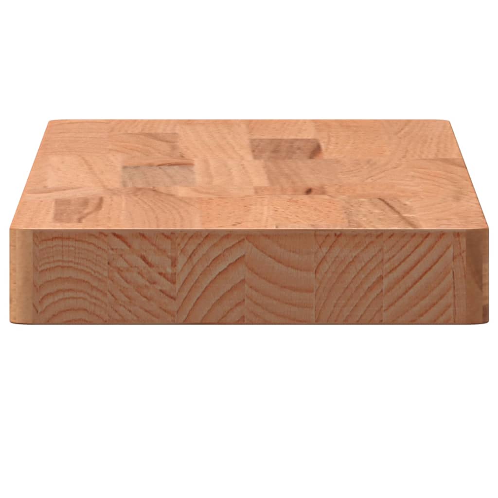 Wandschap 100x20x4 cm massief beukenhout