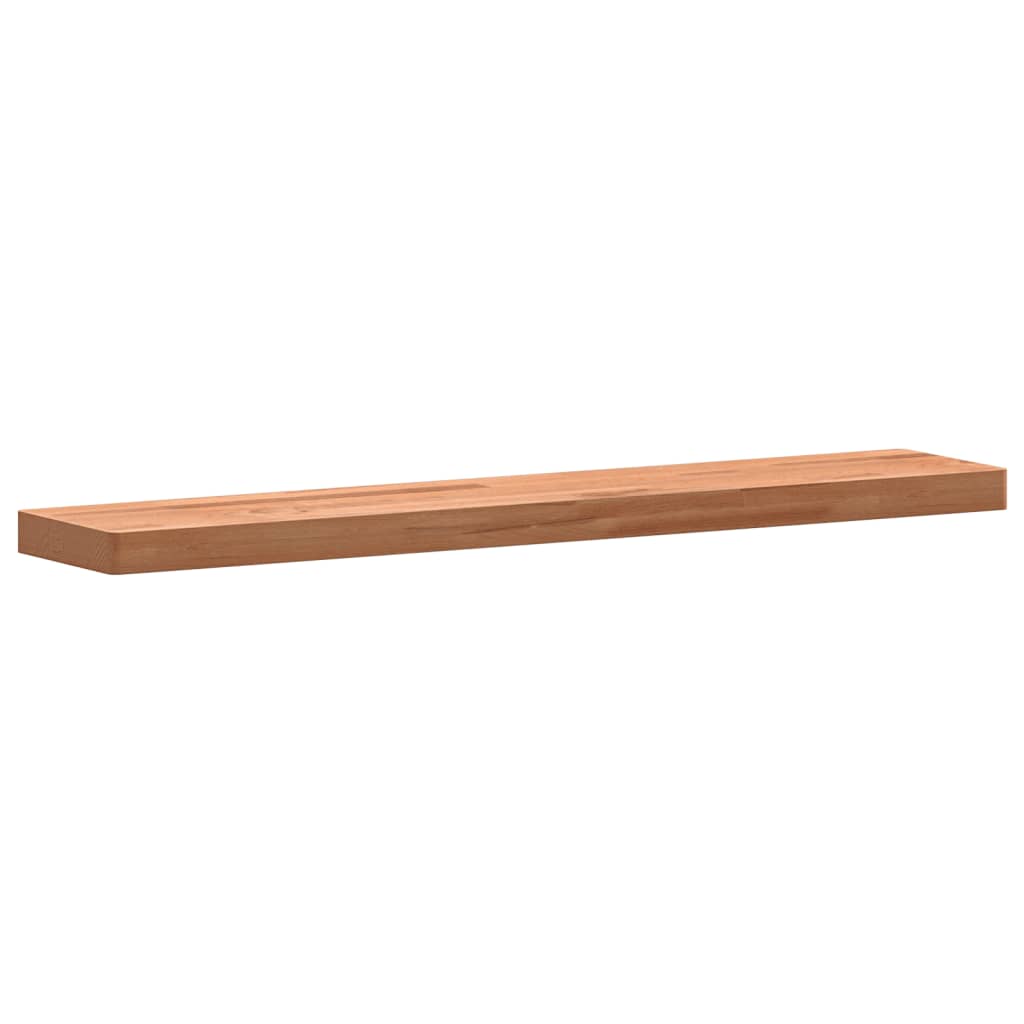 Wandschap 60x20x2,5 cm massief beukenhout